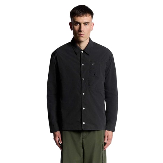 Lyle & Scott Heren Relaxed Fit Overhemd (Zwart) - Image 2
