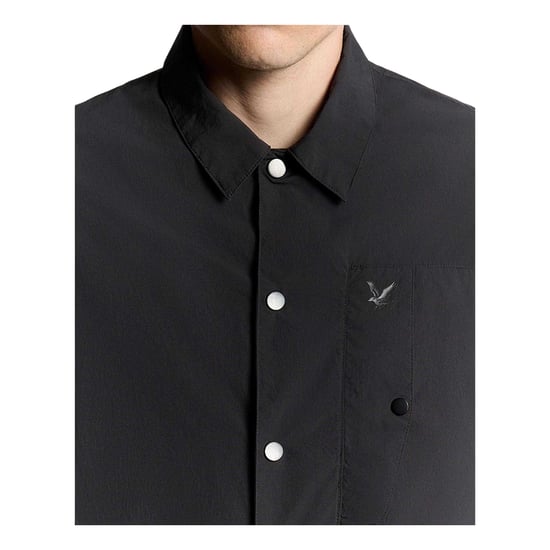Lyle & Scott Heren Relaxed Fit Overhemd (Zwart) - Image 4
