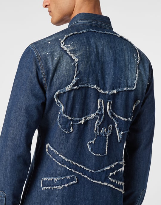 Denim Shirt Skull&Bones - Image 5