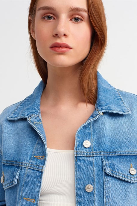 Dames Katoenen Spijkerblouse - Image 4