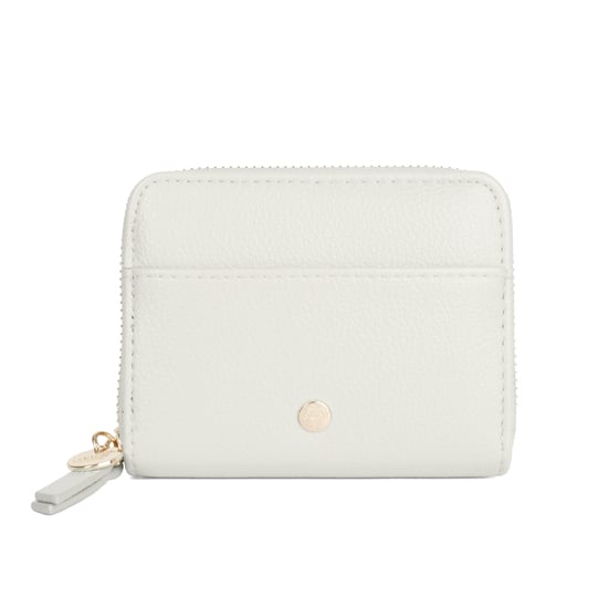 Women’s Small RFID Zip Around Purse, Card Coin Wallet in Beige - Image 6
