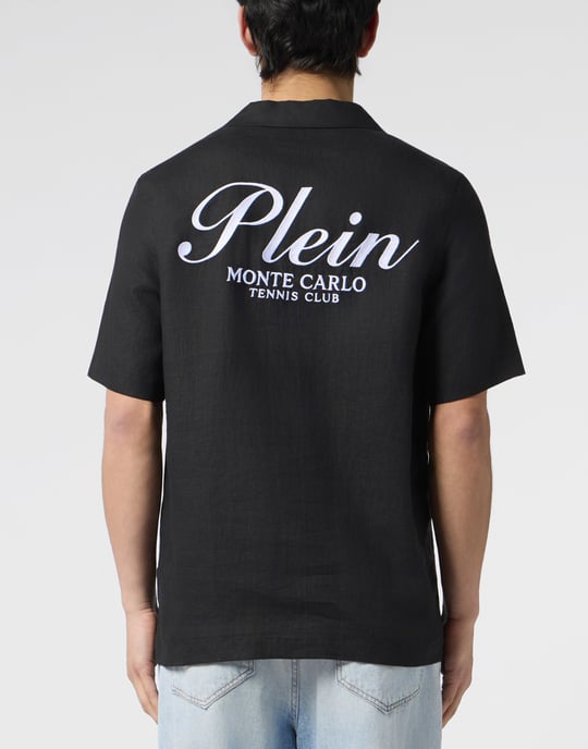 Linen Bowling Shirt Tennis Club - Image 5
