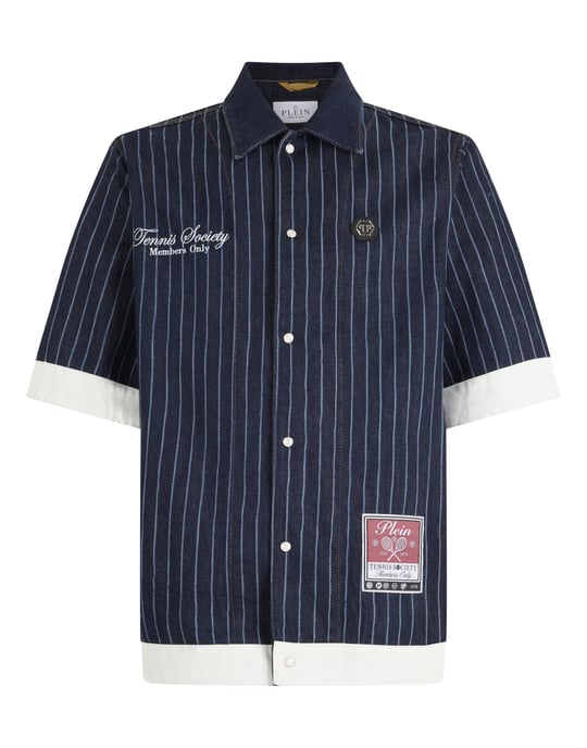 Shortsleeve Denim Overshirt Tennis - Image 1