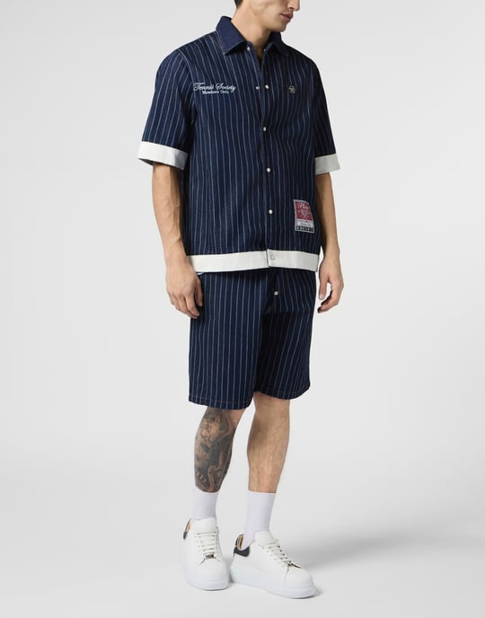Shortsleeve Denim Overshirt Tennis - Image 4