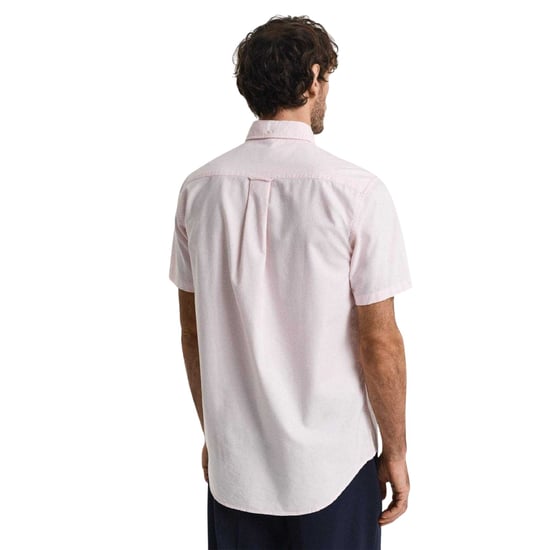 Gant Heren Klassiek Oxford Overhemd met Korte Mouwen (Roze) - Image 2