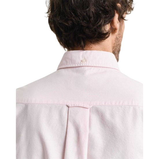 Gant Heren Klassiek Oxford Overhemd met Korte Mouwen (Roze) - Image 3