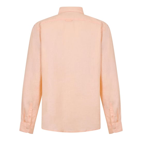 Timberland Heren Linnen Relaxed Fit Overhemd (Perzik) - Image 2