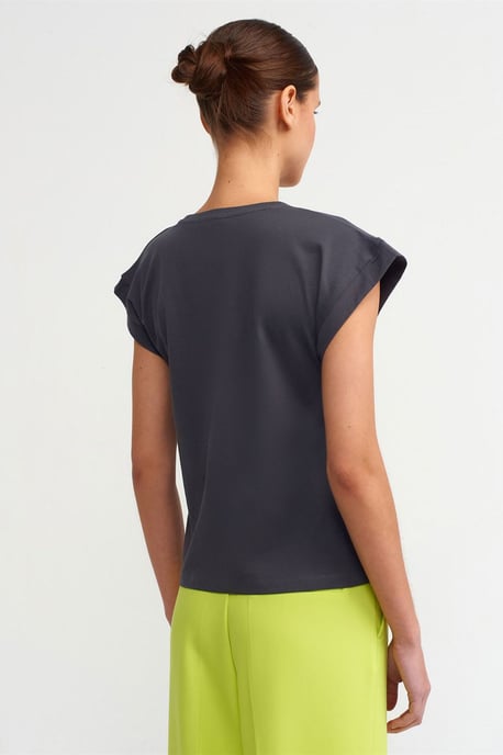 Women's Cotton Crew Neck T-Shirt - Image 2