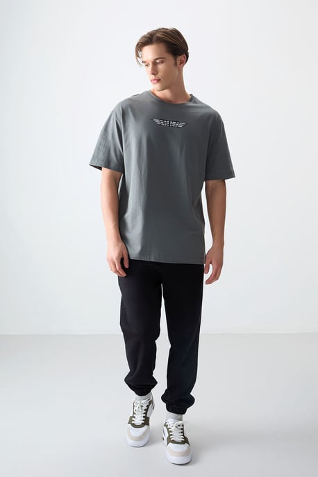 Oversized Cotton Logo T-Shirt - Image 4