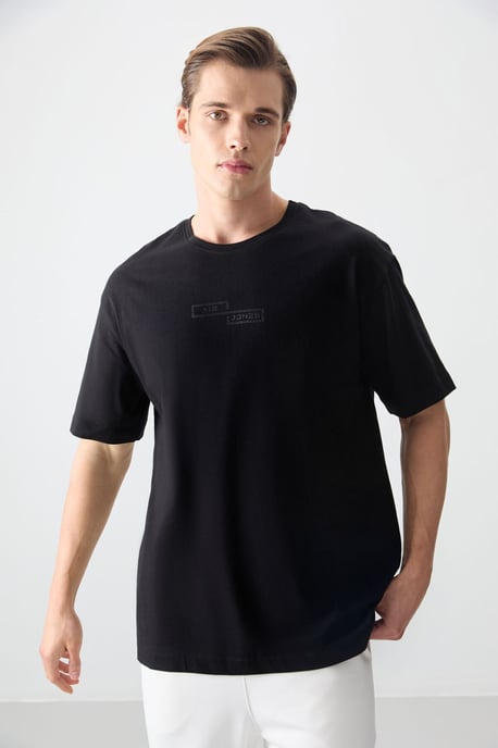 Oversized Katoenen Gedrukt T-Shirt - Image 1