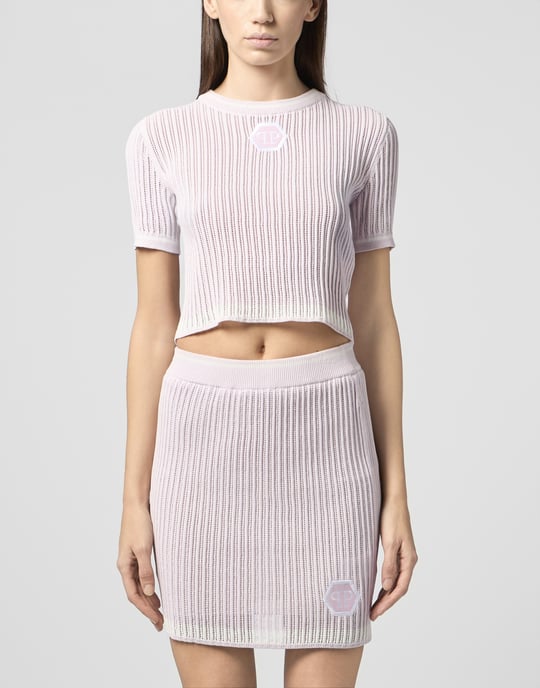 Knitted Sexy Pure Fit T-Shirt Pure - Image 2