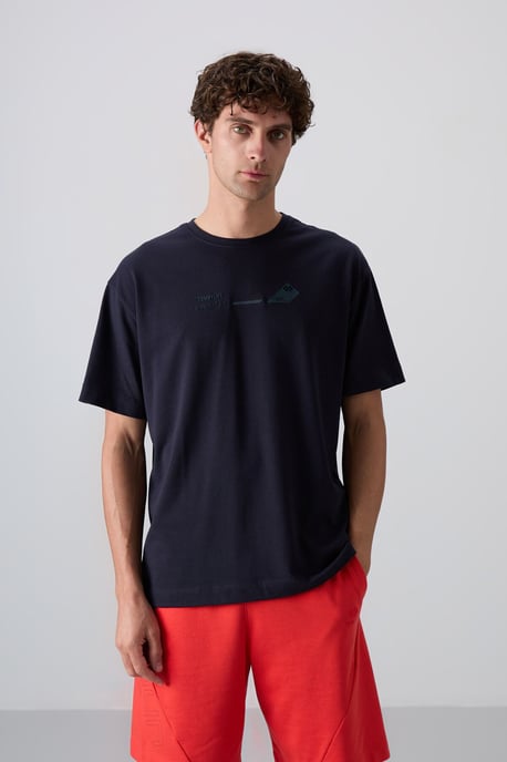 Oversized Katoen-Polyester T-shirt met Ronde Hals - Image 1