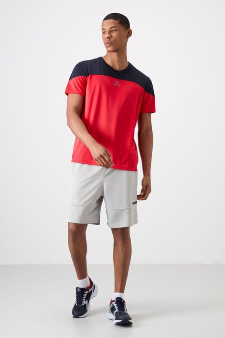 Men's Colour-Blocked Crew Neck T-Shirt - Image 2