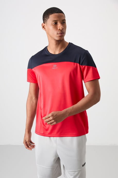 Men's Colour-Blocked Crew Neck T-Shirt - Image 4