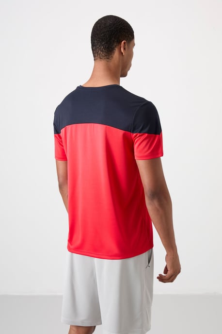 Men's Colour-Blocked Crew Neck T-Shirt - Image 5
