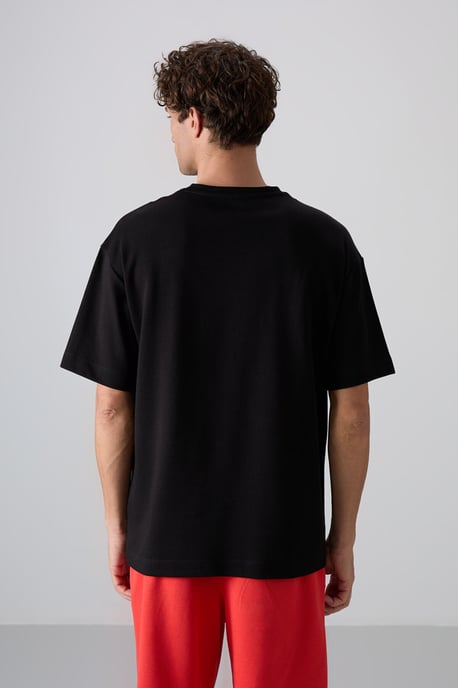 Oversized Katoenmix Crewneck T-Shirt - Image 5