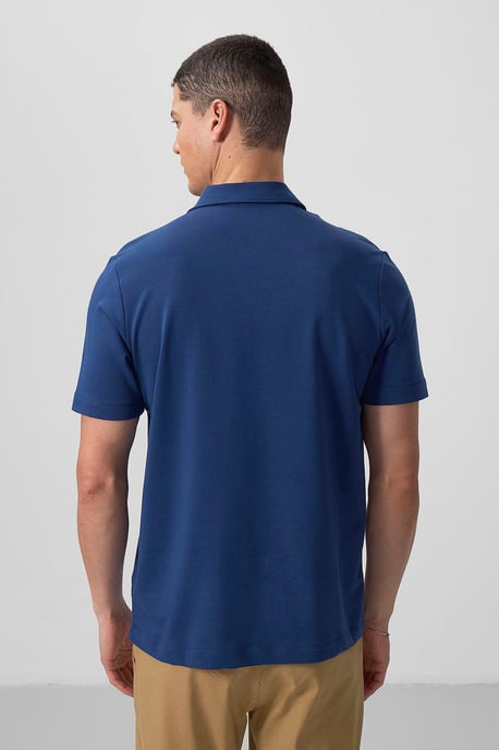 Heren Katoen Elastan Polo T-Shirt - Image 6