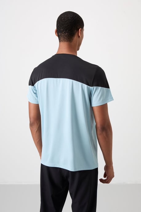 Men's Colour-Blocked Crew Neck T-Shirt - Image 6