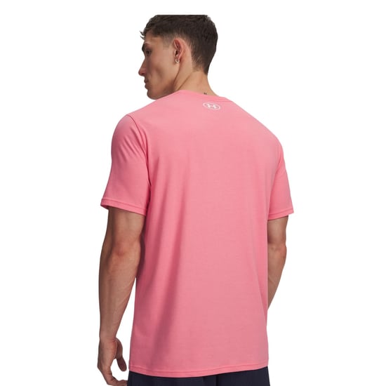 Under Armour Heren Sportstyle Borstlogo T-Shirt (Roze) - Image 2