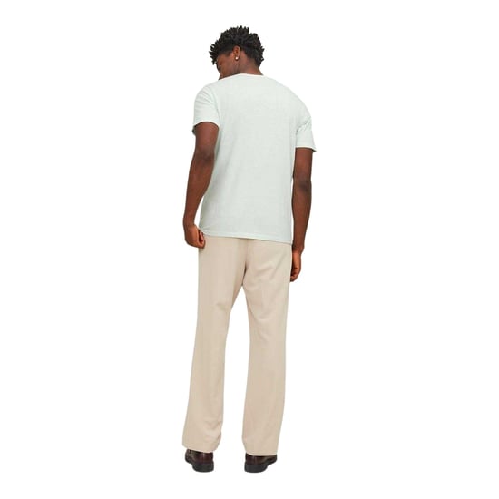 Jack And Jones Heren Split Hals T-shirt met Korte Mouwen (Lichtblauw) - Image 2