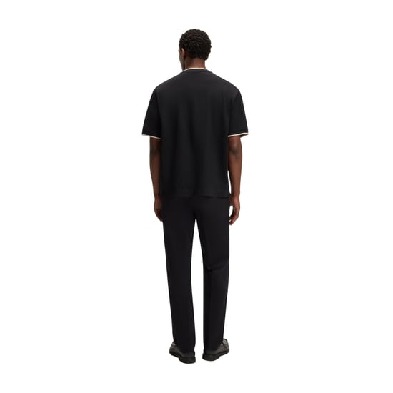 Boss Effen geweven T-shirt voor heren (Zwart) - Image 2