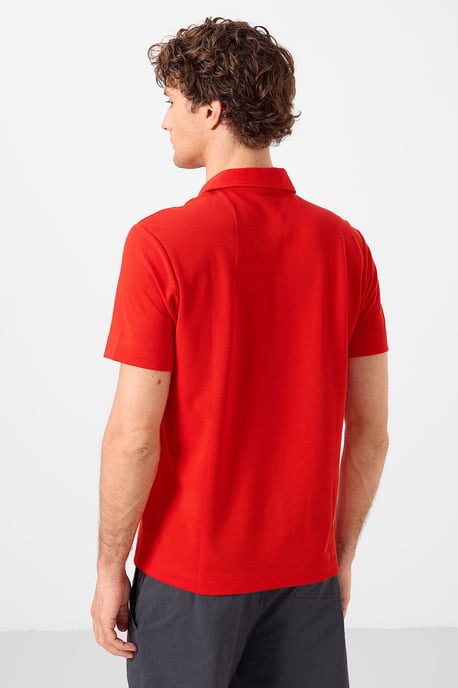Herrarnas bomullselastan polo t-shirt - Image 6