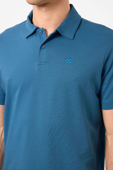 Herrarnas bomullselastan polo t-shirt - Image 4