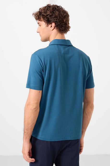 Herrarnas bomullselastan polo t-shirt - Image 6