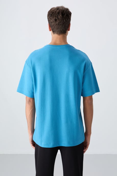 Överdimensionerad T-shirt i bomullsblandning med logotyp - Image 5