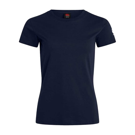 Canterbury T-shirt med broderad logotyp för dam och dam Club (Blå) - Image 2