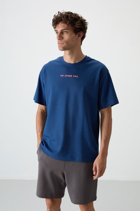 Oversized Printed Crew Neck T-Shirt - Image 1