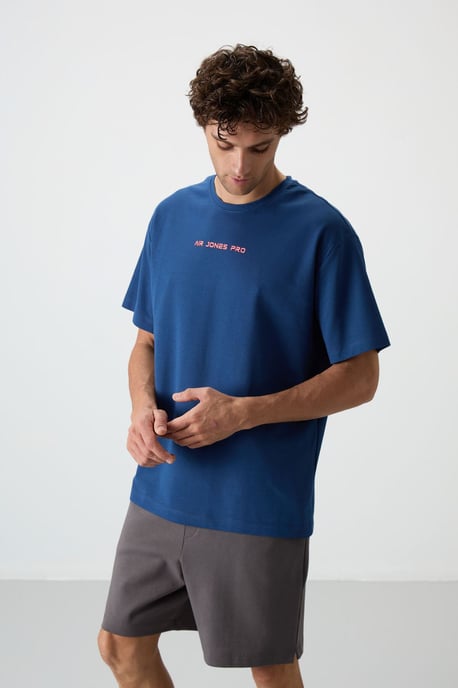 Oversized Printed Crew Neck T-Shirt - Image 4
