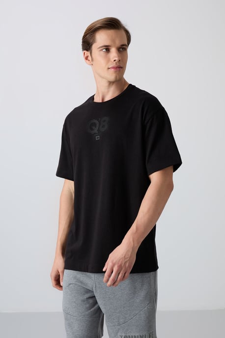 Overmaat Geprinte Logo Rundhals T-shirt - Image 4