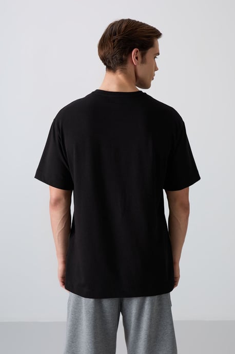 Overmaat Geprinte Logo Rundhals T-shirt - Image 5