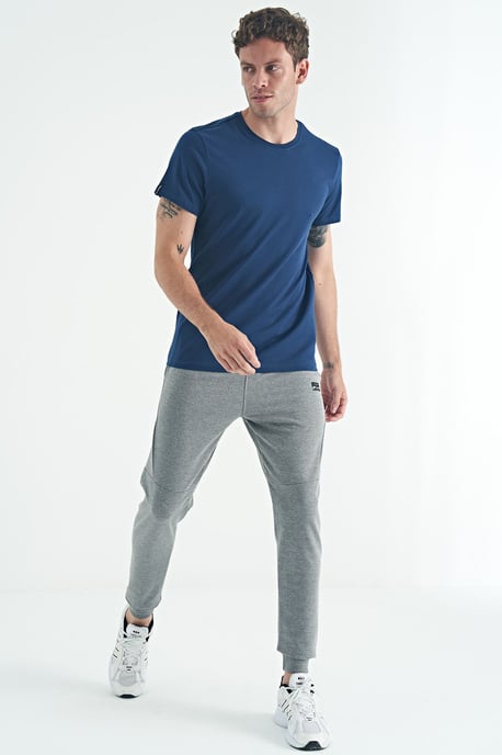 Men's Cotton Elastane Crew Neck T-Shirt - Image 2