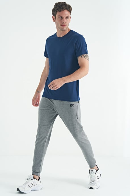 Men's Cotton Elastane Crew Neck T-Shirt - Image 3