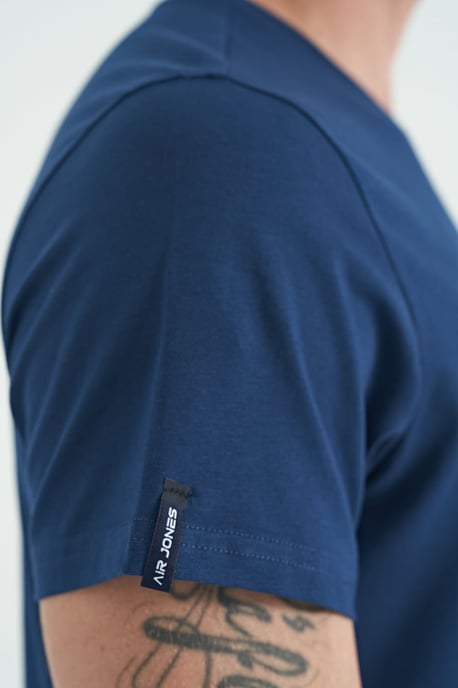 Men's Cotton Elastane Crew Neck T-Shirt - Image 4