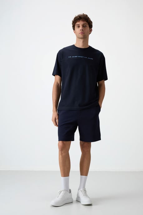 Överdimensionerad T-shirt med crewneck och tryck - Image 5