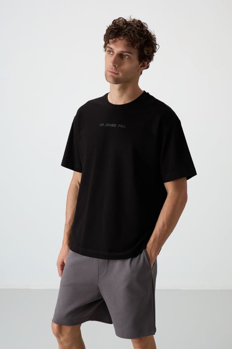 Oversized Printed Crew Neck T-Shirt - Image 4