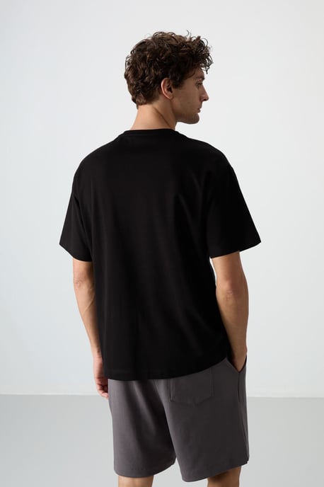 Oversized Printed Crew Neck T-Shirt - Image 5