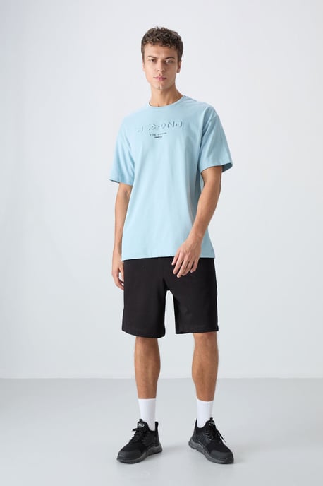 Oversized Cotton-Polyester Logo T-Shirt - Image 2