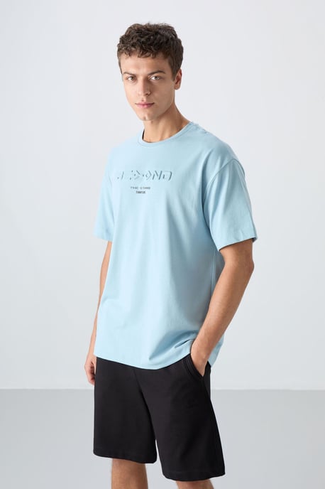 Oversized Cotton-Polyester Logo T-Shirt - Image 4