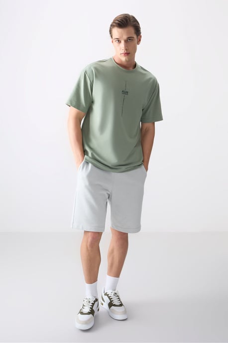 Oversized Geprinte Crew Neck T-shirt - Image 3