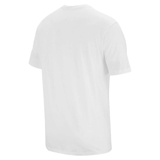 Nike Heren Club T-Shirt (Wit, Zwart, Rood) - Image 3