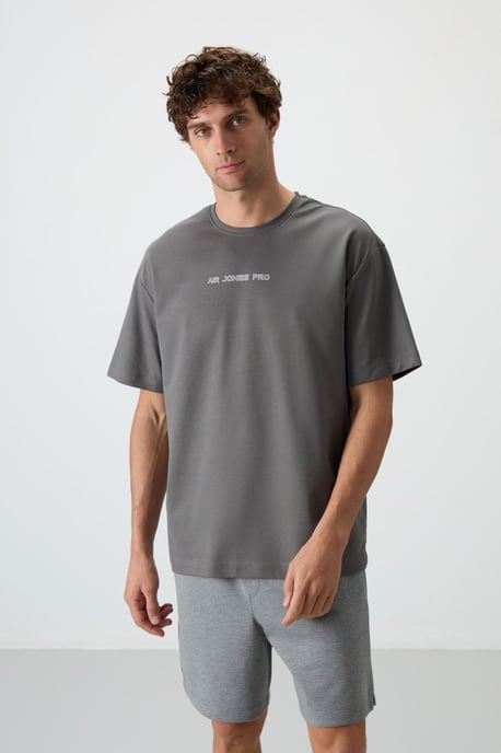 Oversized Printed Crew Neck T-Shirt - Image 4