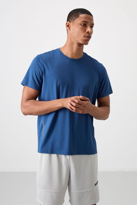 Heren Regular Fit Crew Neck T-shirt - Image 4