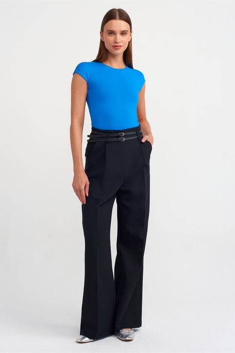 Dames Slim Fit Crew Neck T-Shirt - Image 3