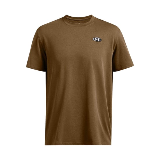 Under Armour Heren Patch Regular T-Shirt (Bruin) - Image 2