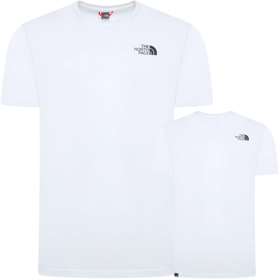 The North Face Mens Simple Dome T Shirt White - Image 1