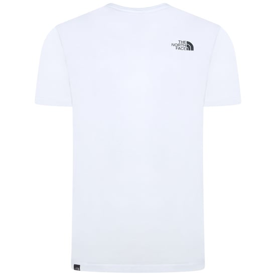 The North Face Mens Simple Dome T Shirt White - Image 3